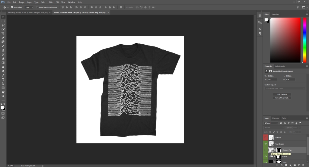 How to edit mockup files · 1. How To Create Custom Apparel Mockups In Photoshop Howard Custom Transfers Inc Quality Custom Heat Transfers