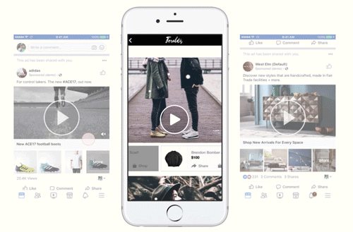 Once you create or customize the already existing facebook ad mockup templates, you can see how it . New Canvas Ads For Facebook