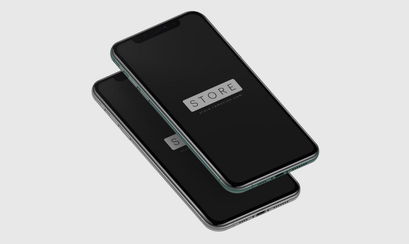 This mockup shows the front and back of an iphone 11 pro. Iphone 11 Pro Mockup Psd Sketch December 2021 Ux Planet