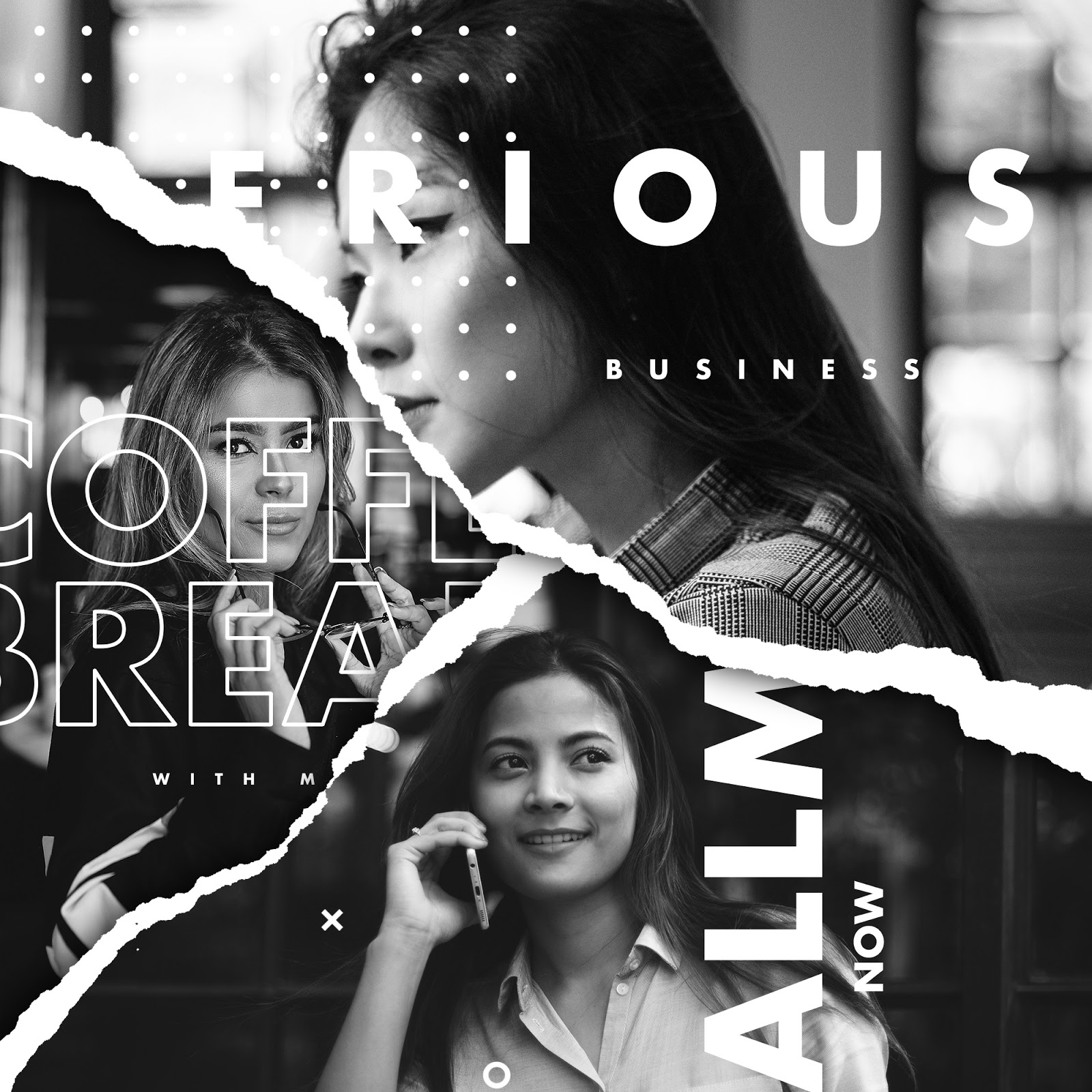 High quality premium images, psd mockups . Free Download Torn Paper Collage Template For Social Media Post Psd File