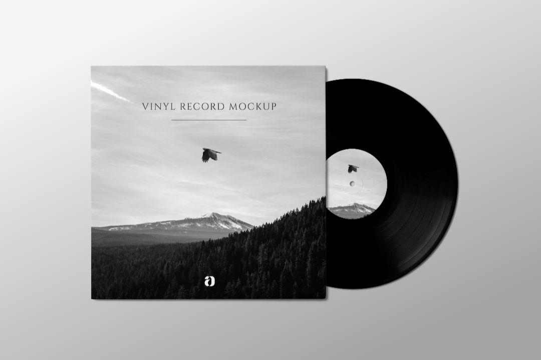 Easily create a unique and professional high resolution mockup or graphic to present your product!simply select a category and your favorite template . Vinyl Record Mockup Scene