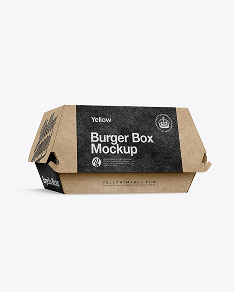 Delicious food simulation beef burger. 60 Best Burger Box Mockup Templates Free Premium