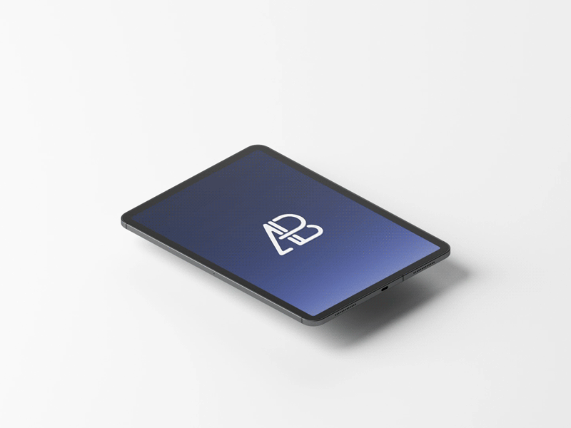 The tablet mockup presented from a front . 20 Best Free Ipad Mockups And Templates Psd Sketch In 2019 By Trista Liu Prototypr