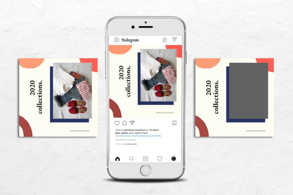 42+ Download Instagram Feed Mockup Free Psd