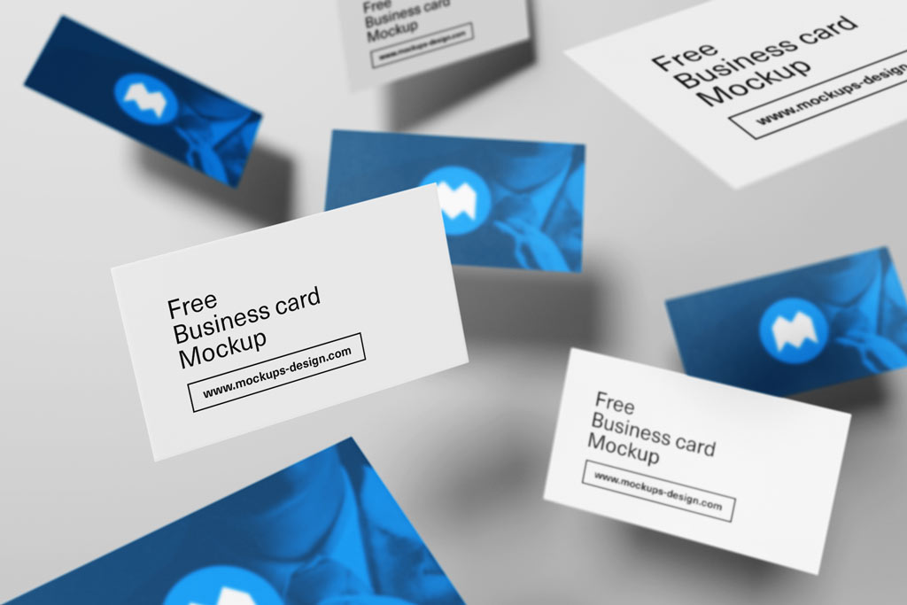 46+ Download Floating Business Card Mockup Free&nbsp;Psd