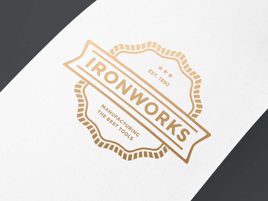 16+ Download Gold Stamping Logo Mockup Free&nbsp;Psd