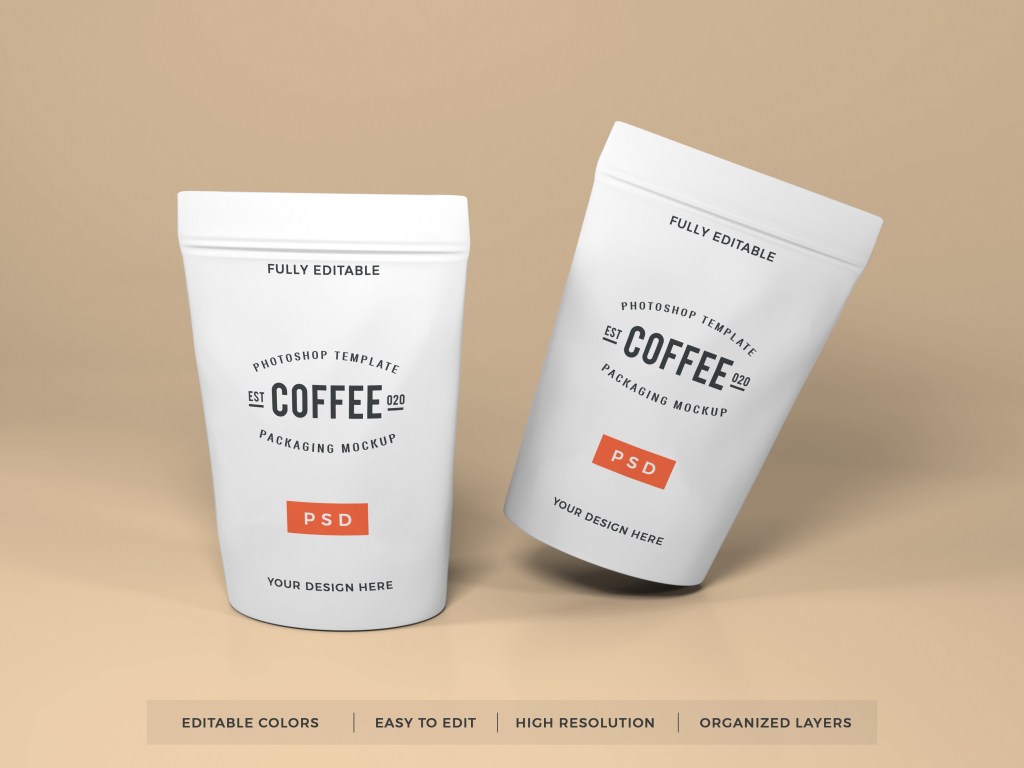 50+ Download Coffee Packaging Mockup Psd&nbsp;Free