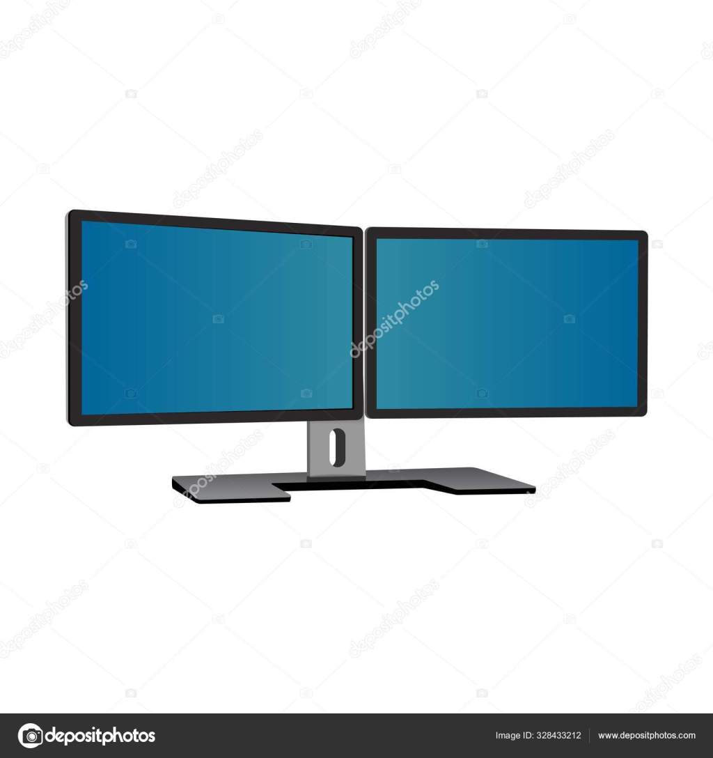 44+ Download Dual Monitor Mockup&nbsp;Psd