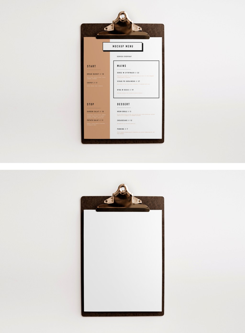 16+ Download Clipboard Menu Mockup Free Psd