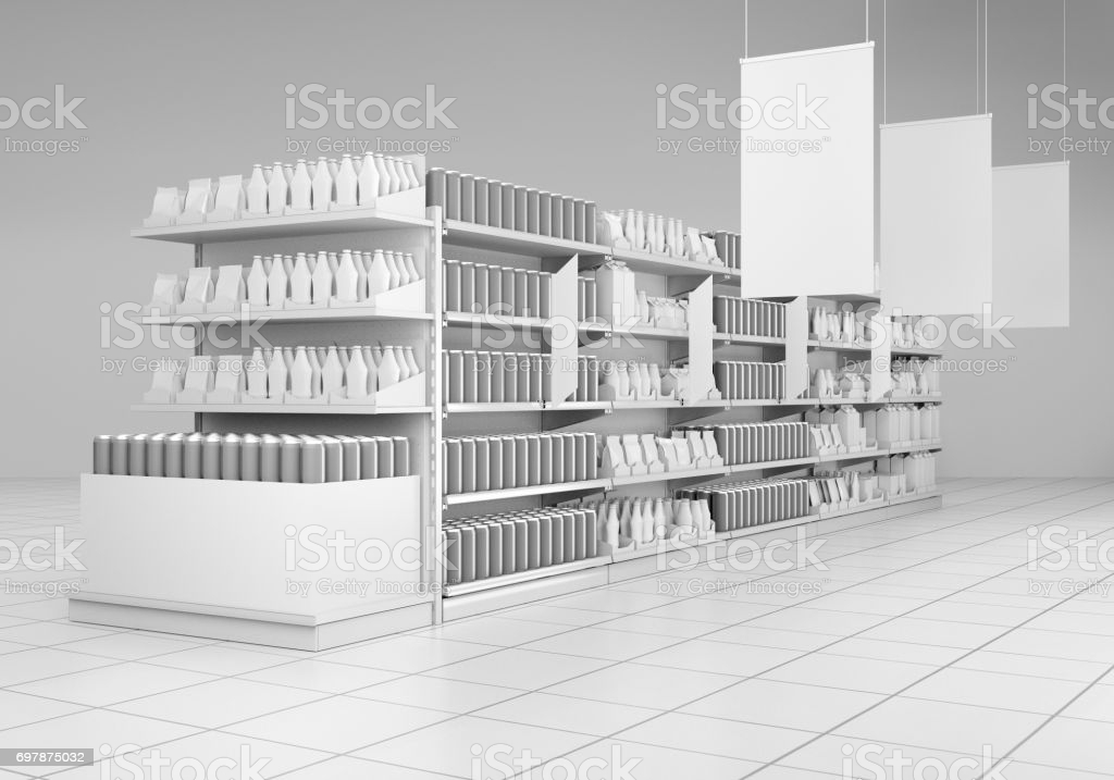 15+ Download Grocery Store Shelf Mockup&nbsp;Psd
