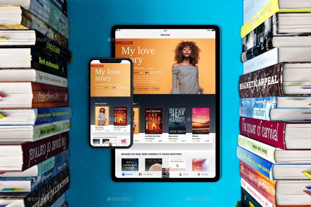 16+ Download Book Mockup App&nbsp;Psd