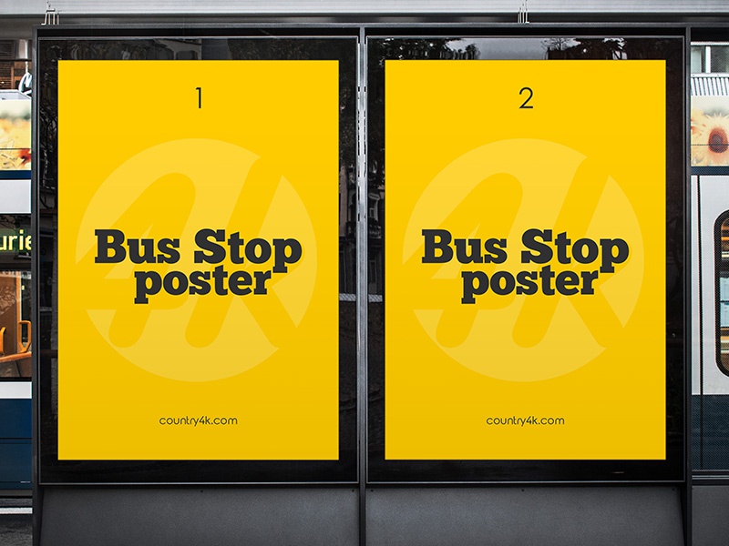 38+ Download Bus Shelter Mockup Free Psd