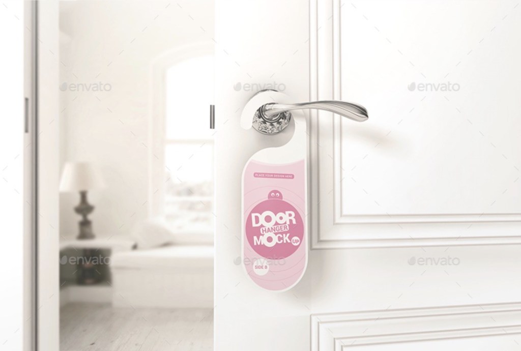20+ Download Door Hanger Mockup Psd Free