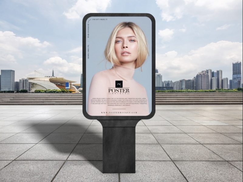 13+ Download Free Outdoor Advertising Mockup Psd