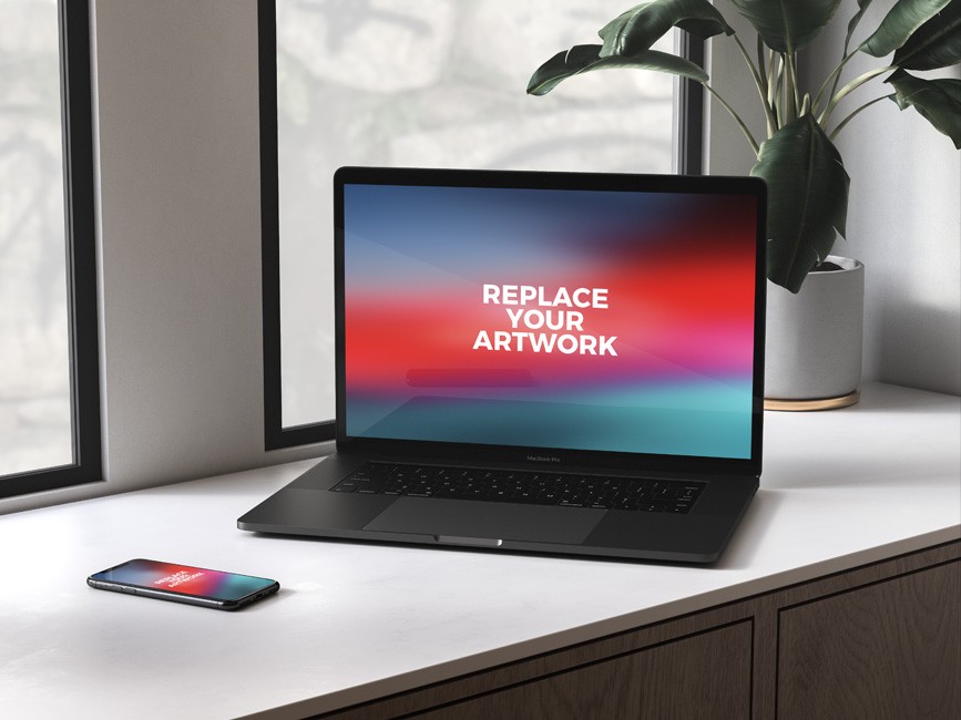 49+ Download Iphone And Mac Mockup&nbsp;Psd